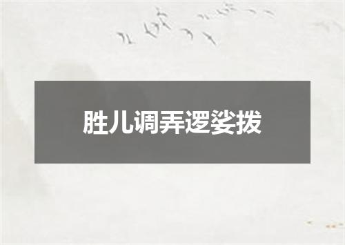 胜儿调弄逻娑拨