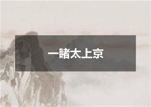 一睹太上京