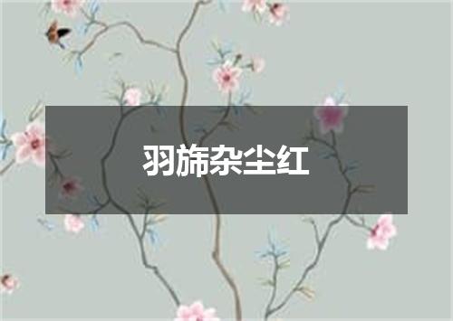 羽旆杂尘红