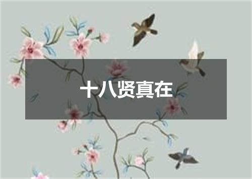 十八贤真在