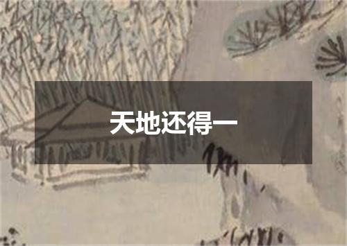 天地还得一