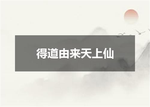 得道由来天上仙