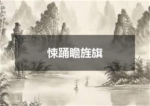 悚踊瞻旌旗