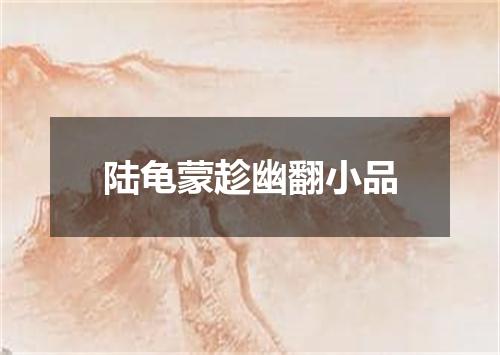 陆龟蒙趁幽翻小品