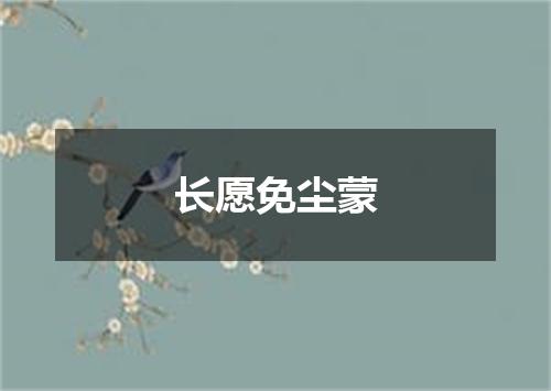 长愿免尘蒙