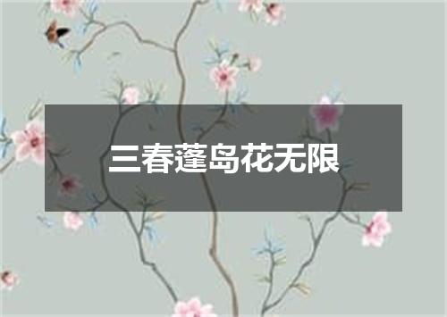 三春蓬岛花无限