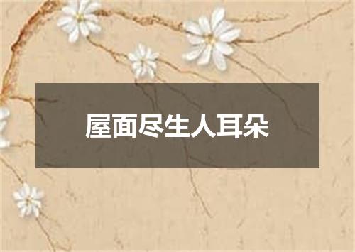 屋面尽生人耳朵