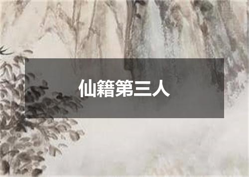 仙籍第三人