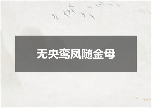 无央鸾凤随金母