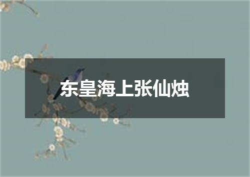 东皇海上张仙烛