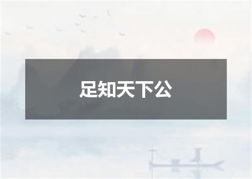 足知天下公
