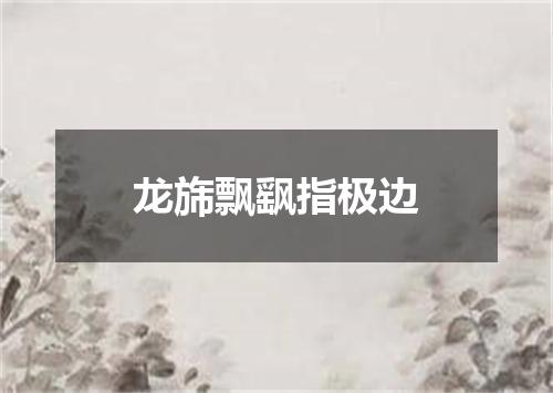 龙旆飘飖指极边