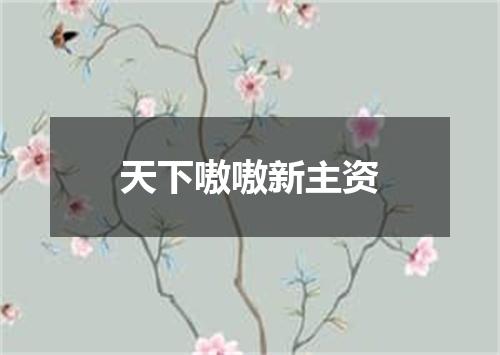 天下嗷嗷新主资