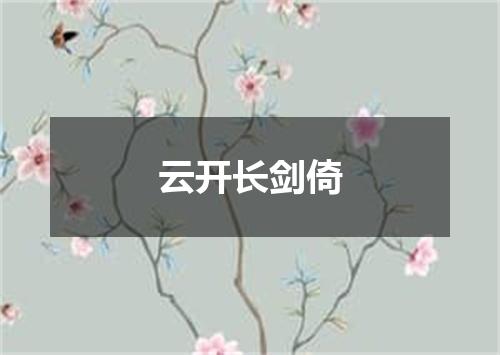 云开长剑倚