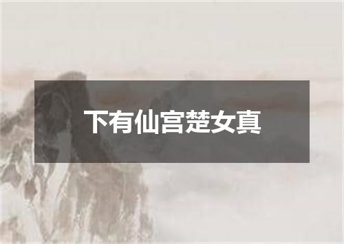 下有仙宫楚女真