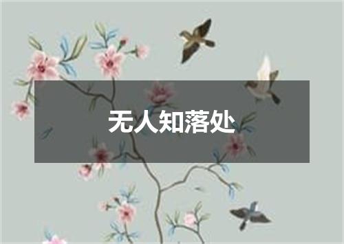 无人知落处