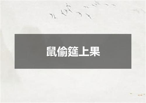鼠偷筵上果