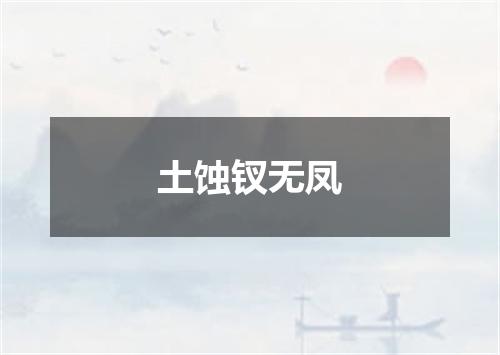 土蚀钗无凤
