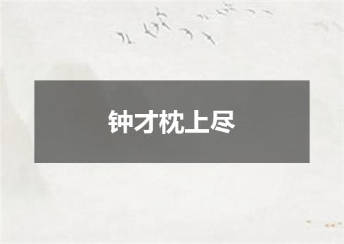 钟才枕上尽