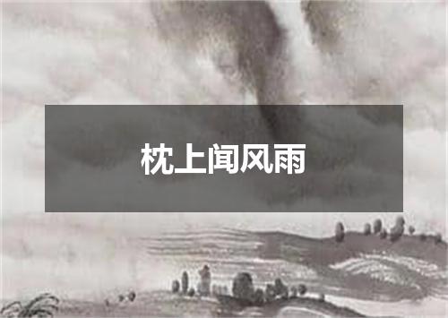 枕上闻风雨