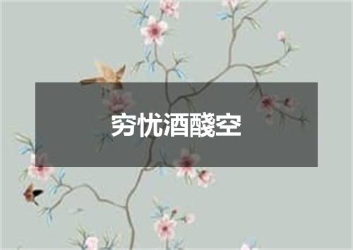 穷忧酒醆空