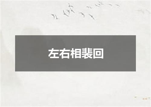 左右相裴回