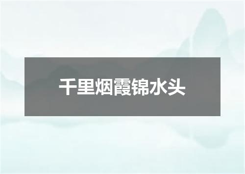 千里烟霞锦水头