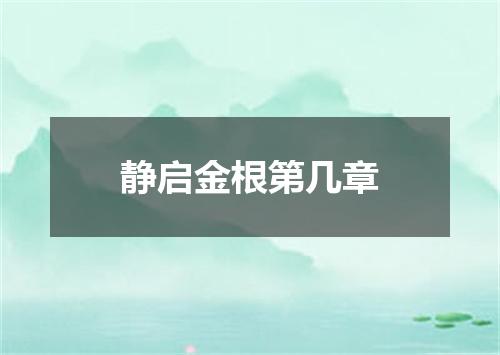 静启金根第几章