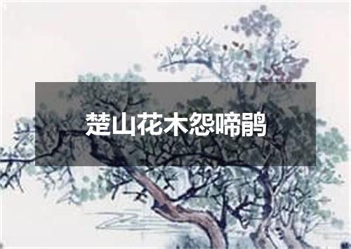 楚山花木怨啼鹃