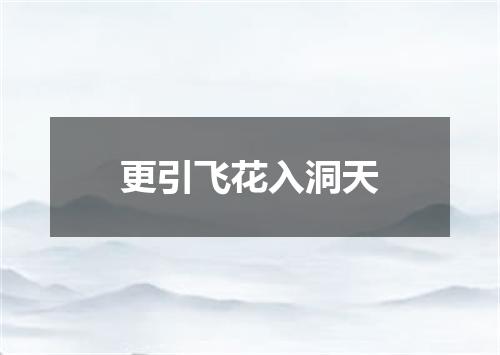 更引飞花入洞天