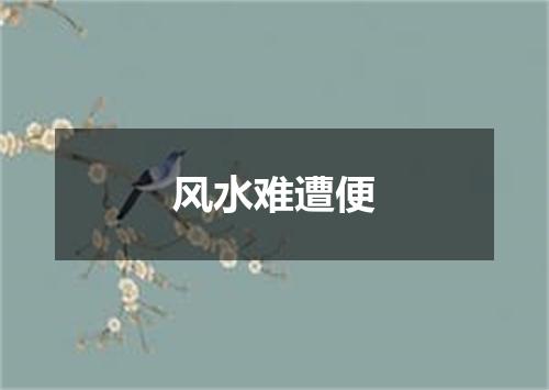 风水难遭便