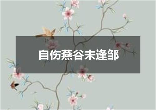 自伤燕谷未逢邹