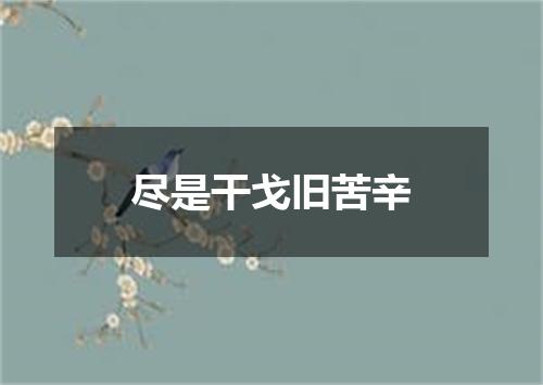 尽是干戈旧苦辛