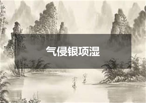 气侵银项湿