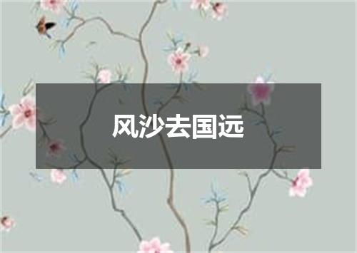 风沙去国远