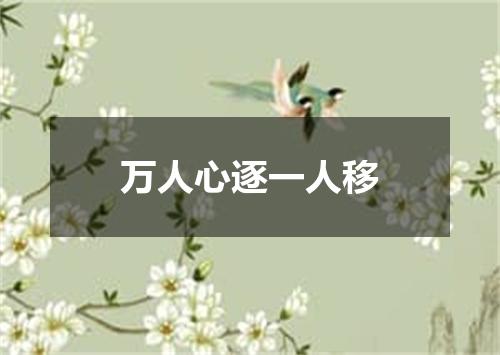 万人心逐一人移
