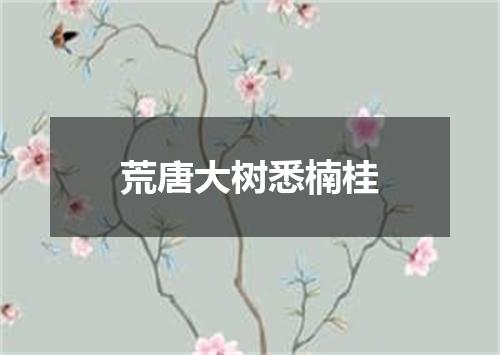荒唐大树悉楠桂