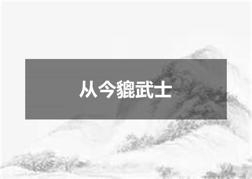 从今貔武士