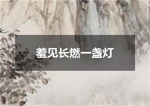 羞见长燃一盏灯