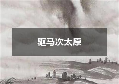 驱马次太原