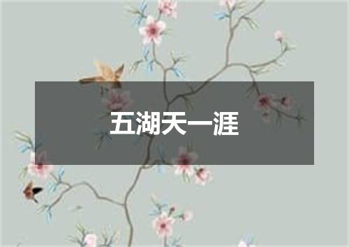 五湖天一涯