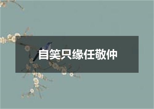 自笑只缘任敬仲