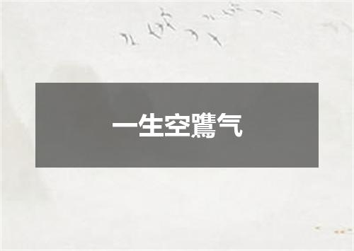 一生空鷕气