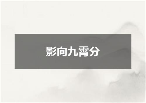 影向九霄分