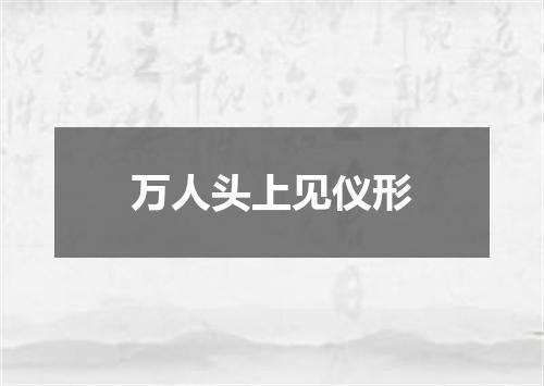 万人头上见仪形
