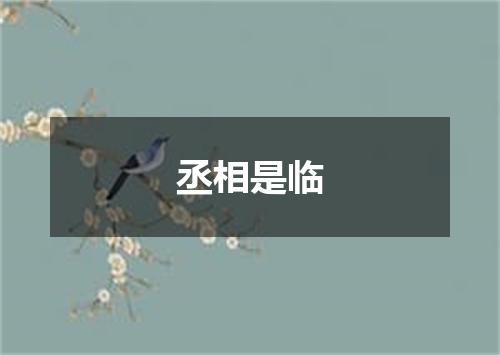 丞相是临