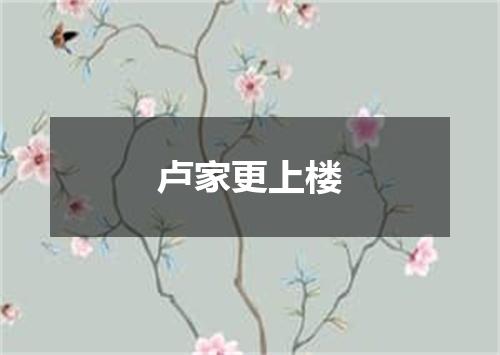 卢家更上楼