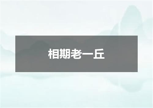 相期老一丘