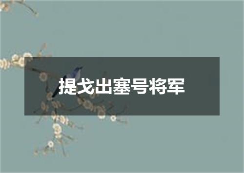 提戈出塞号将军