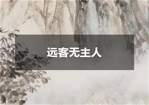 远客无主人